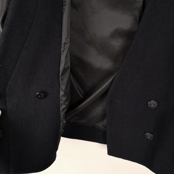 Danier leather wool and leather coat - Picture 13 of 16